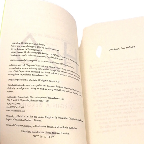 H20 book by Virginia Bergin - Picture 3 of 6